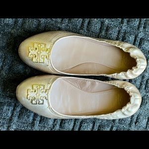 Tory Burch Leather Flats- 11